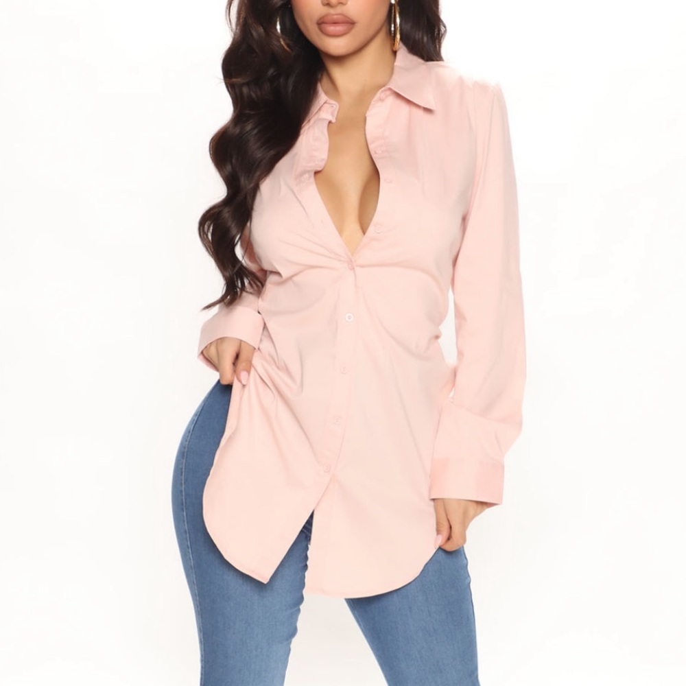 Mauve Chic Poplin Shirt Fashion Nova